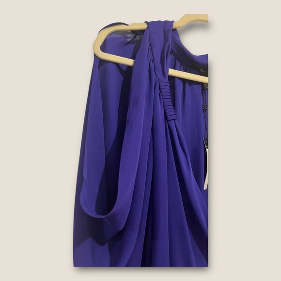 NWT: BCBGMAXAZRIA SILK WRAP TOP WITH OPEN SLEEVES, SZ: S - Picture 3 of 14